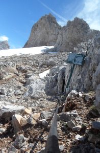 Cable en la ruta hacia Urriellu en los Picos de Europa.